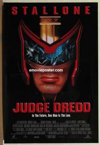 h787 JUDGE DREDD DS one-sheet movie poster '95 Sylverster Stallone