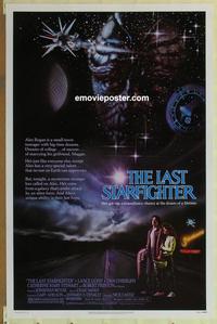 h792 LAST STARFIGHTER one-sheet movie poster '84 Lance Guest, sci-fi