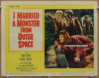 h400 I MARRIED A MONSTER FROM OUTER SPACE movie lobby card #1 '58