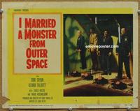 h401 I MARRIED A MONSTER FROM OUTER SPACE movie lobby card #7 '58