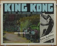 h445 KING KONG movie lobby card #2 R52 filming on Skull Island!
