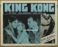 h443 KING KONG movie lobby card #4 R52 Fay Wray, Armstrong