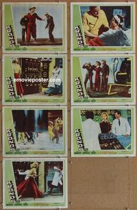 h543 KRONOS 7 movie lobby cards '57 most horrifying monster of all time