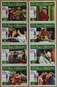 h252 LITTLE SHOP OF HORRORS 8 movie lobby cards '60 Roger Corman