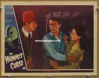 h470 MUMMY'S CURSE movie lobby card '44 Universal, great border art!