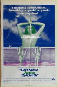b847 LET'S SCARE JESSICA TO DEATH one-sheet movie poster '71 Lampert