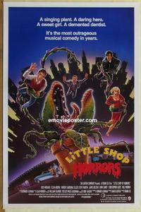h800 LITTLE SHOP OF HORRORS int'l one-sheet movie poster '86 Frank Oz