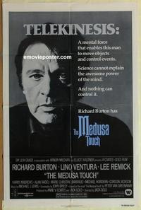 b876 MEDUSA TOUCH one-sheet movie poster '78 Richard Burton, telekinesis!