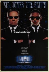 h822 MEN IN BLACK DS one-sheet movie poster '97 Will Smith, Tommy Lee Jones