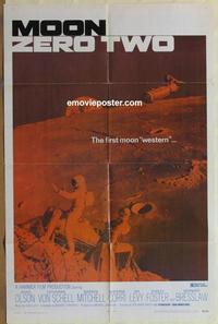 b886 MOON ZERO TWO one-sheet movie poster '69 James Olson, von Schell