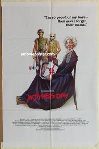 b890 MOTHER'S DAY one-sheet movie poster '80 wild horror comedy image!