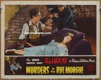 h471 MURDERS IN THE RUE MORGUE movie lobby card #7 R48 Bela Lugosi