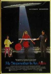 h828 MY STEPMOTHER IS AN ALIEN one-sheet movie poster '88 Kim Basinger