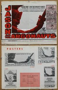 b373 JASON & THE ARGONAUTS movie pressbook '63 Ray Harryhausen