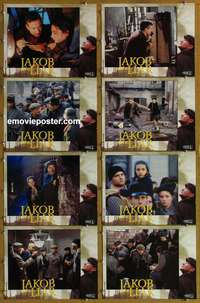 c436 JAKOB THE LIAR 8 movie lobby cards '99 Robin Williams, WWII!