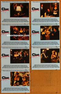 j058 CLUE 7 English movie lobby cards '85 Eileen Brennan, Tim Curry