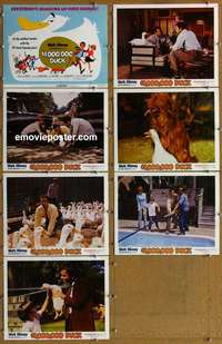 j022 $1,000,000 DUCK 7 movie lobby cards '71 Disney golden omelette!