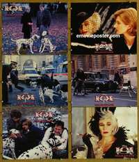 h865 101 DALMATIANS 6 movie lobby cards '96 Walt Disney, Close