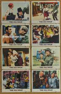 j227 25th HOUR 8 movie lobby cards '67 Anthony Quinn, Virna Lisi