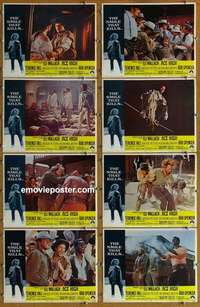 j230 ACE HIGH 8 movie lobby cards '69 Eli Wallach, Terence Hill