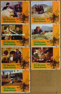 j024 ADIOS SABATA 7 movie lobby cards '71 Yul Brynner, western!