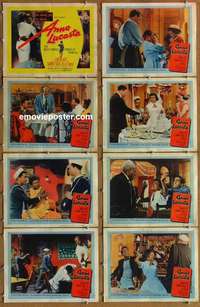 j232 ANNA LUCASTA 8 movie lobby cards '59 Eartha Kitt, Sammy Davis