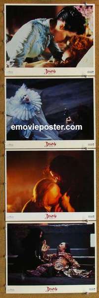 h598 BRAM STOKER'S DRACULA 4 movie lobby cards '92 Coppola, Oldman