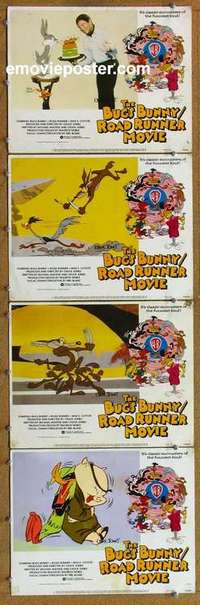 h602 BUGS BUNNY & ROAD RUNNER MOVIE 4 movie lobby cards '79 Bugs&Daffy