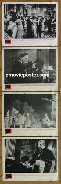 h606 CARDINAL 4 movie lobby cards '64 Otto Preminger, Romy Schneider