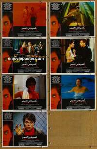 j054 CAT PEOPLE 7 movie lobby cards '82 Nastassja Kinski, McDowell