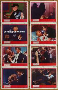 j240 CHAMBER OF HORRORS 8 movie lobby cards '66 fear flasher!