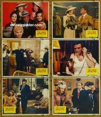 h889 CHEAP DETECTIVE 6 movie lobby cards '78 Peter Falk, Ann-Margret