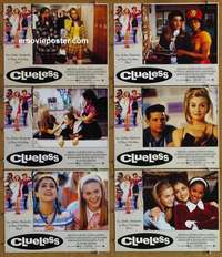 h895 CLUELESS 6 movie lobby cards '95 Alicia Silverstone, Murphy