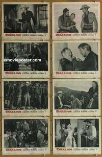 j247 DALLAS 8 movie lobby cards R56 Gary Cooper, Ruth Roman, Texas!