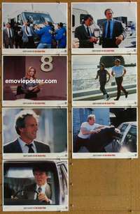 j062 DEAD POOL 7 movie lobby cards '88 Clint Eastwood as Dirty Harry!