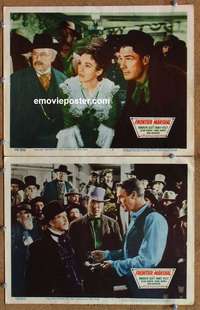 h111 FRONTIER MARSHAL 2 movie lobby cards R48 Randolph Scott