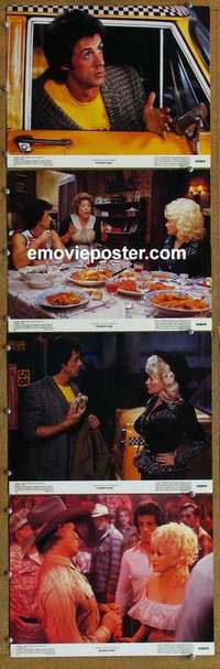 h680 RHINESTONE 4 11x14 movie stills '84 Sylvester Stallone, Dolly Parton