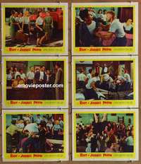 h980 RIOT IN JUVENILE PRISON 6 movie lobby cards '59 bad girls!