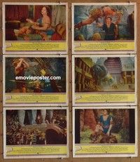 h984 SAMSON & DELILAH 6 Spanish/US movie lobby cards '49 Hedy Lamarr