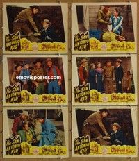 h986 SAN ANTONIO KID 6 movie lobby cards '44 Elliott as Red Ryder!