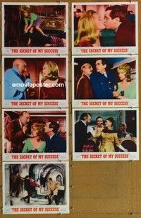 j178 SECRET OF MY SUCCESS 7 movie lobby cards '65 Shirley Jones