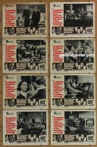 j335 SEVEN DAYS IN MAY 8 movie lobby cards '64 Burt Lancaster, Douglas