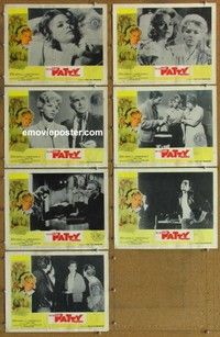 j052 CASE OF PATTY SMITH 7 movie lobby cards '62 Anders, McKinley