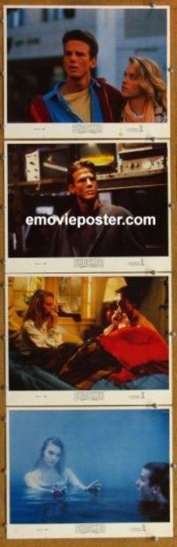 h697 SHOCKER 4 movie lobby cards '89 Wes Craven, Michael Murphy