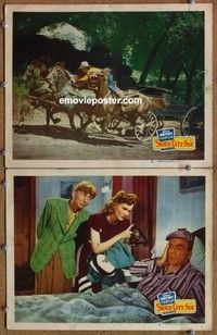 h313 SIOUX CITY SUE 2 movie lobby cards '46 Gene Autry, Lynn Roberts