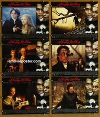 h993 SLEEPY HOLLOW 6 movie lobby cards '99 Johnny Depp, Christina Ricci