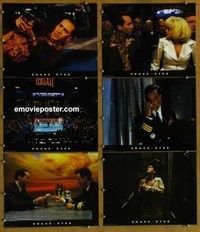 h994 SNAKE EYES 6 movie lobby cards '98 Nicolas Cage, Gary Sinise