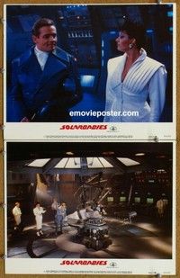 h318 SOLARBABIES 2 movie lobby cards '86 Richard Jordan, sci-fi!