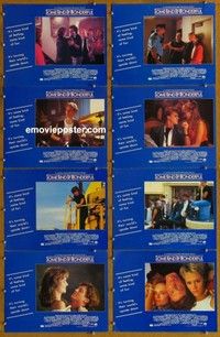 j337 SOME KIND OF WONDERFUL 8 English movie lobby cards '86 John Hughes