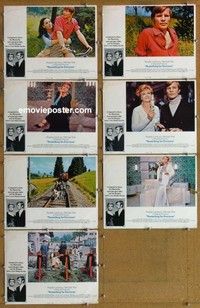 j186 SOMETHING FOR EVERYONE 7 movie lobby cards '70 Lansbury, York